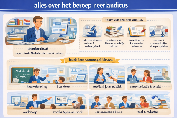 Alles over het beroep neerlandicus Wat doet een neerlandicus
